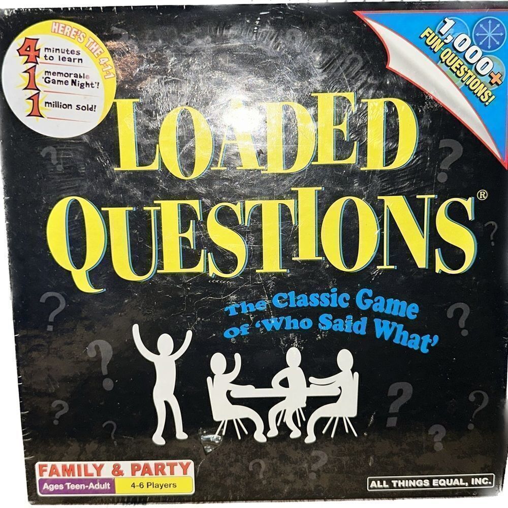 NEW!! Loaded Questions Board Game by‎ All Things Equal (2009) - FACTORY SEALED!!